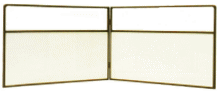 表装 屏風 風炉先屏風