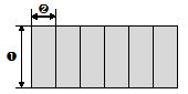 表装　屏風　六曲金屏風　模式図