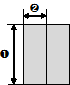 表装　屏風　二曲大勝手屏風　模式図